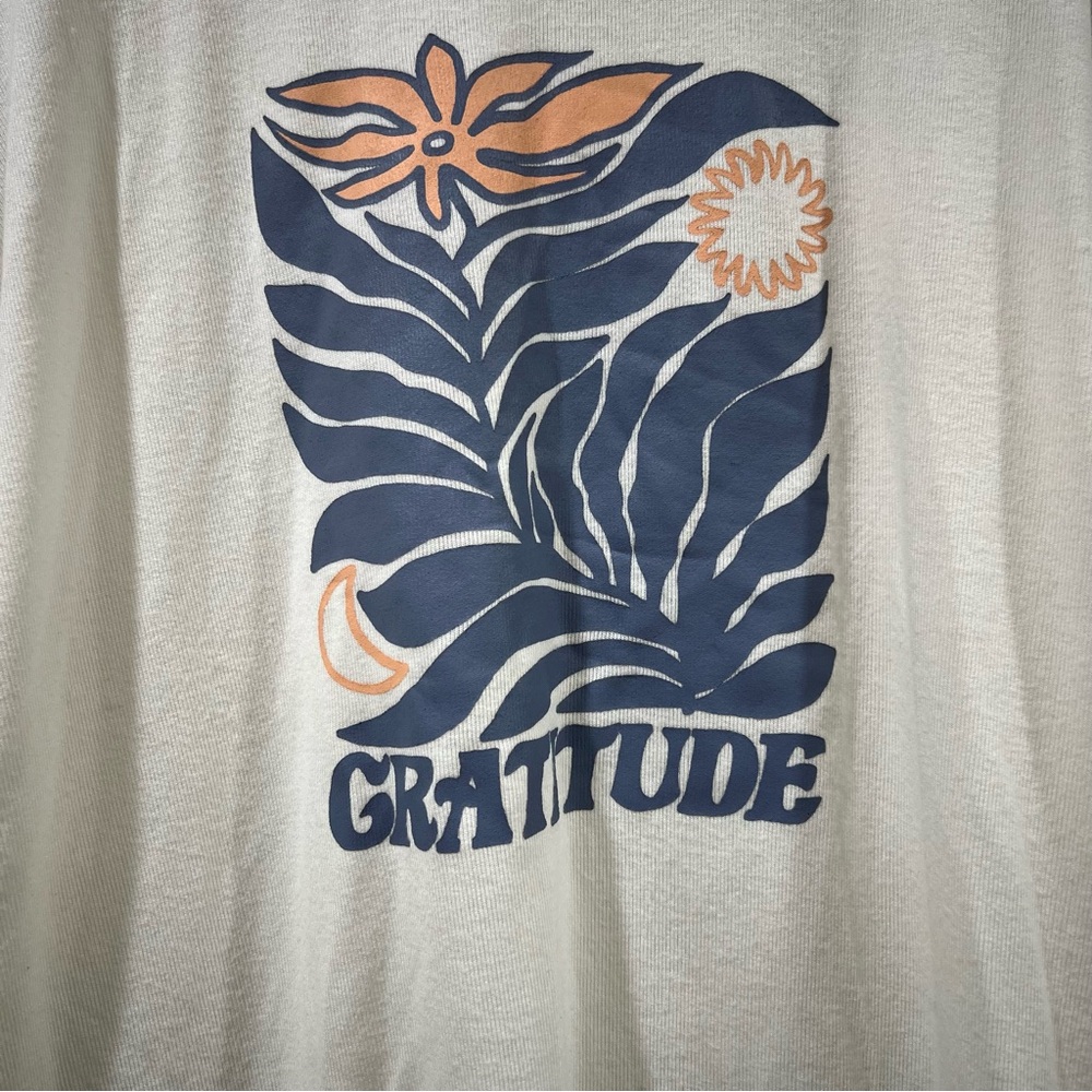 Spiritual Gangster Gratitude Relaxed Savasana Sweater Size Medium - Picture 10 of 12